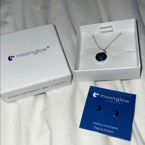 Moon Necklace & earrings